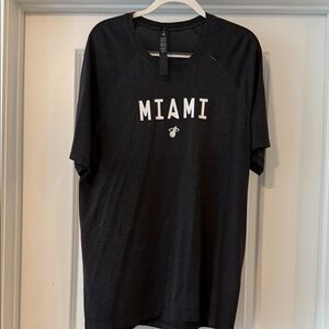 lululemon athletica Charcoal Miami Heat Short Sleeve Tee